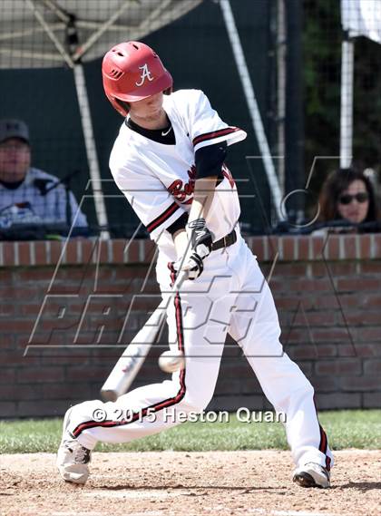 Thumbnail 1 in Ayala vs. Orange Lutheran (Anderson Bat National Classic) photogallery.