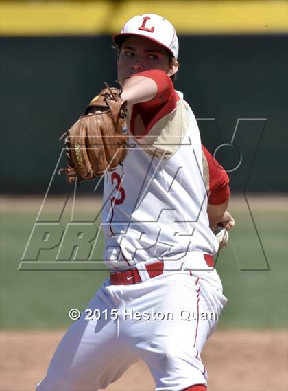 Thumbnail 1 in Ayala vs. Orange Lutheran (Anderson Bat National Classic) photogallery.