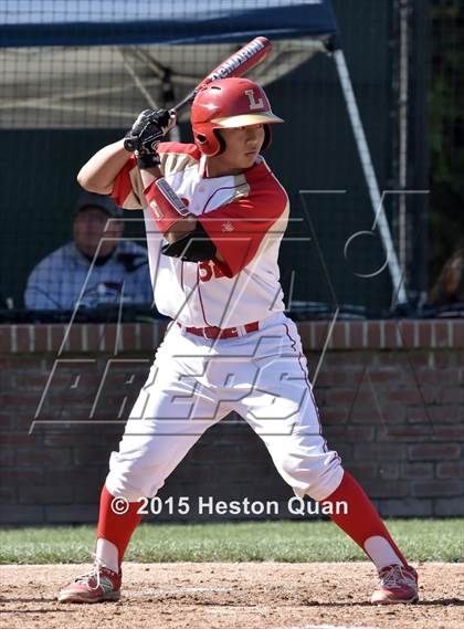 Thumbnail 1 in Ayala vs. Orange Lutheran (Anderson Bat National Classic) photogallery.