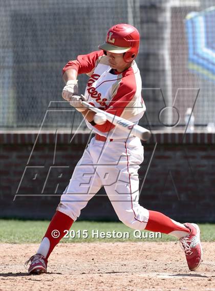 Thumbnail 2 in Ayala vs. Orange Lutheran (Anderson Bat National Classic) photogallery.