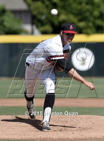 Thumbnail 3 in Ayala vs. Orange Lutheran (Anderson Bat National Classic) photogallery.
