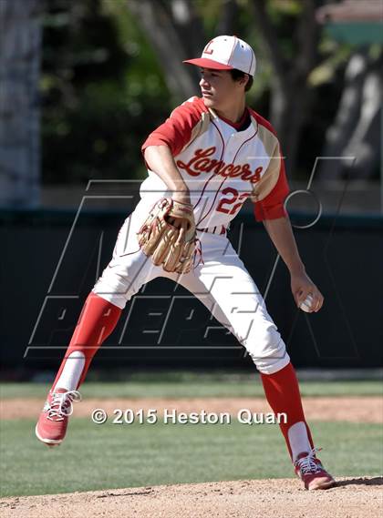 Thumbnail 1 in Ayala vs. Orange Lutheran (Anderson Bat National Classic) photogallery.