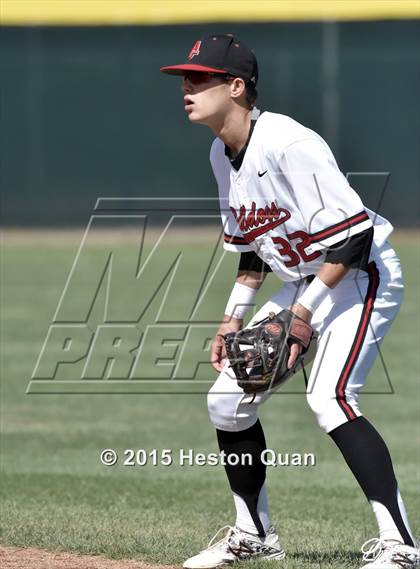 Thumbnail 3 in Ayala vs. Orange Lutheran (Anderson Bat National Classic) photogallery.