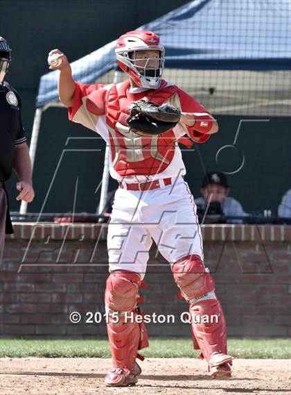 Thumbnail 1 in Ayala vs. Orange Lutheran (Anderson Bat National Classic) photogallery.