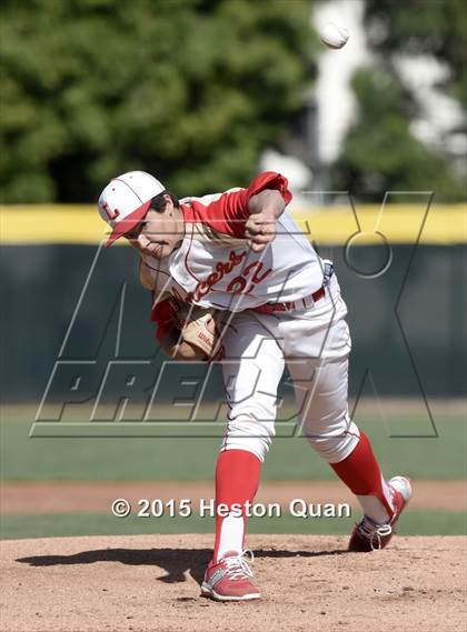 Thumbnail 1 in Ayala vs. Orange Lutheran (Anderson Bat National Classic) photogallery.
