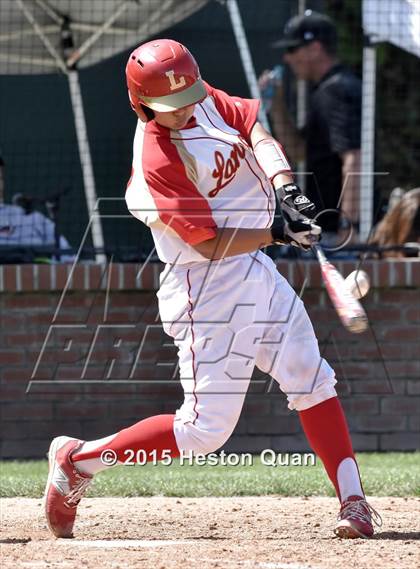 Thumbnail 2 in Ayala vs. Orange Lutheran (Anderson Bat National Classic) photogallery.