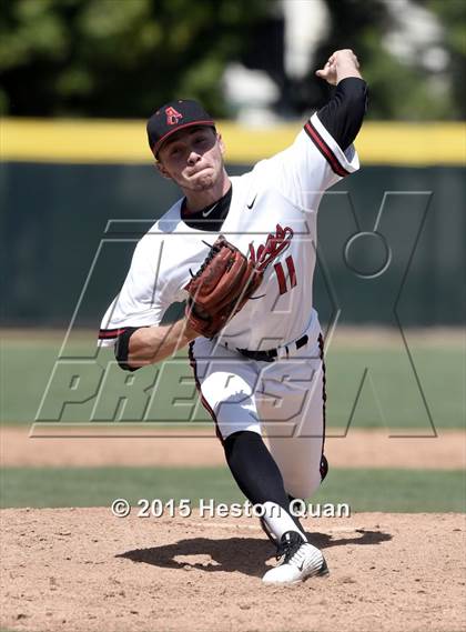 Thumbnail 3 in Ayala vs. Orange Lutheran (Anderson Bat National Classic) photogallery.