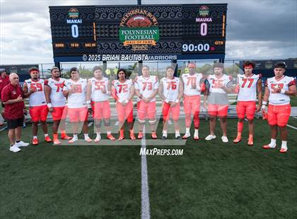 Thumbnail 1 in Team Mauka vs Team Makai (Polynesian Bowl ) photogallery.