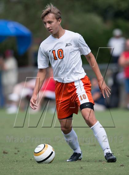 Thumbnail 1 in Southeast Guilford vs. Franklinton (NCSCA Kick Off Classic) photogallery.