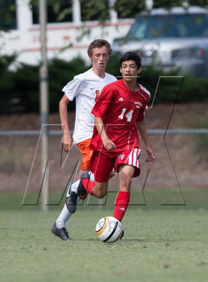 Thumbnail 2 in Southeast Guilford vs. Franklinton (NCSCA Kick Off Classic) photogallery.