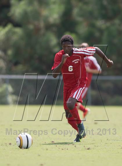 Thumbnail 1 in Southeast Guilford vs. Franklinton (NCSCA Kick Off Classic) photogallery.