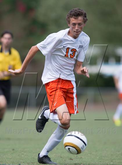 Thumbnail 1 in Southeast Guilford vs. Franklinton (NCSCA Kick Off Classic) photogallery.