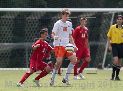 Thumbnail 2 in Southeast Guilford vs. Franklinton (NCSCA Kick Off Classic) photogallery.