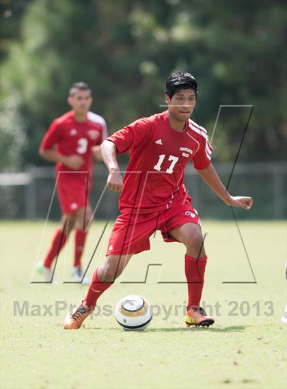 Thumbnail 3 in Southeast Guilford vs. Franklinton (NCSCA Kick Off Classic) photogallery.