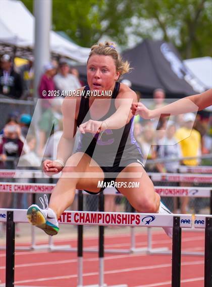 Thumbnail 1 in CHSAA State Championships (100m Hurdles Final) photogallery.