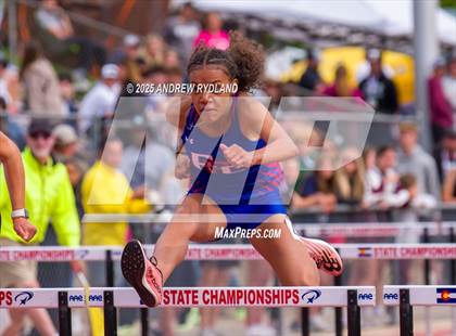 Thumbnail 1 in CHSAA State Championships (100m Hurdles Final) photogallery.