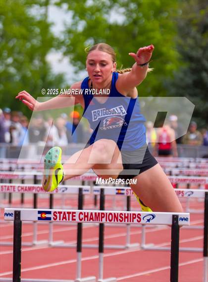 Thumbnail 3 in CHSAA State Championships (100m Hurdles Final) photogallery.