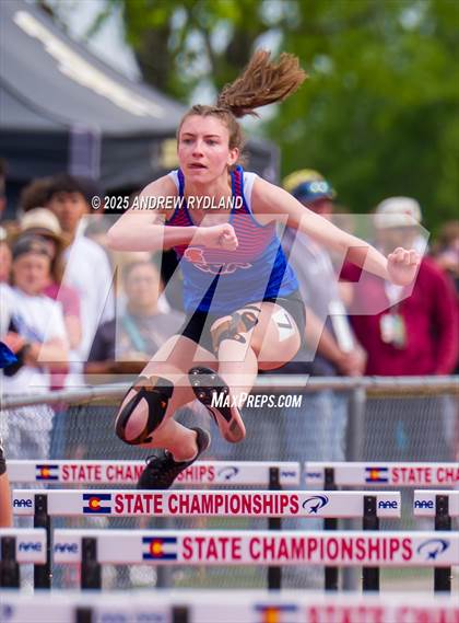 Thumbnail 1 in CHSAA State Championships (100m Hurdles Final) photogallery.