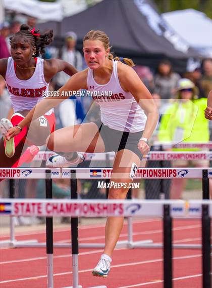 Thumbnail 3 in CHSAA State Championships (100m Hurdles Final) photogallery.