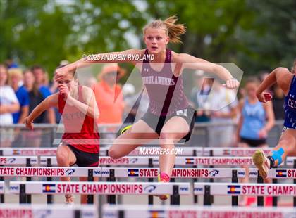 Thumbnail 2 in CHSAA State Championships (100m Hurdles Final) photogallery.