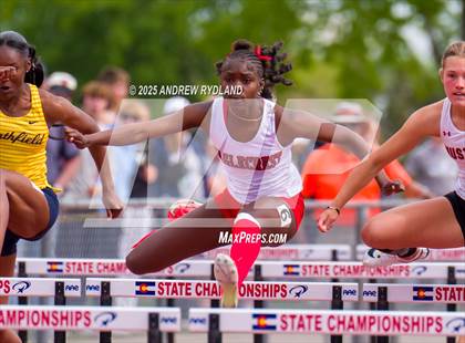 Thumbnail 3 in CHSAA State Championships (100m Hurdles Final) photogallery.