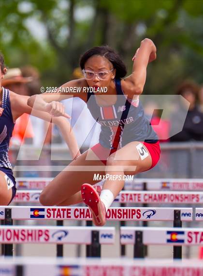 Thumbnail 1 in CHSAA State Championships (100m Hurdles Final) photogallery.