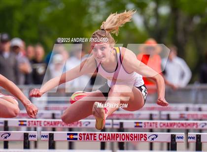Thumbnail 1 in CHSAA State Championships (100m Hurdles Final) photogallery.