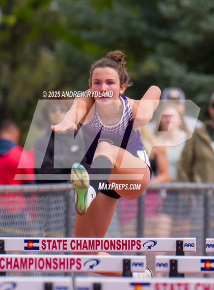 Thumbnail 1 in CHSAA State Track Championships (100m Hurdles Final) photogallery.