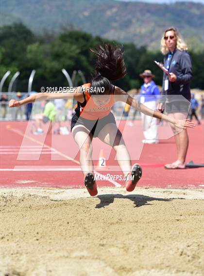 Thumbnail 1 in CIF CCS Trials (Girls Long Jump) photogallery.