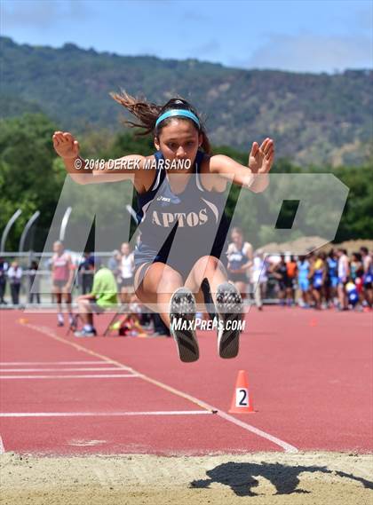 Thumbnail 1 in CIF CCS Trials (Girls Long Jump) photogallery.