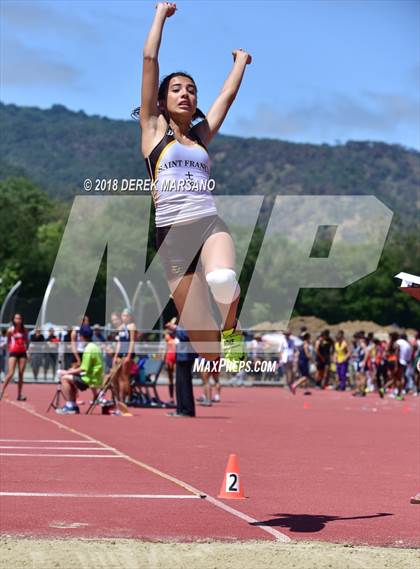 Thumbnail 3 in CIF CCS Trials (Girls Long Jump) photogallery.