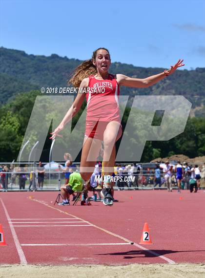 Thumbnail 2 in CIF CCS Trials (Girls Long Jump) photogallery.
