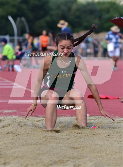 Thumbnail 3 in CIF CCS Trials (Girls Long Jump) photogallery.