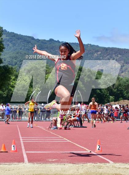 Thumbnail 3 in CIF CCS Trials (Girls Long Jump) photogallery.