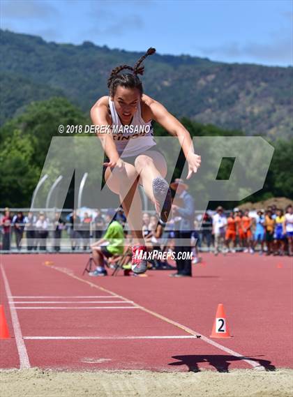 Thumbnail 3 in CIF CCS Trials (Girls Long Jump) photogallery.