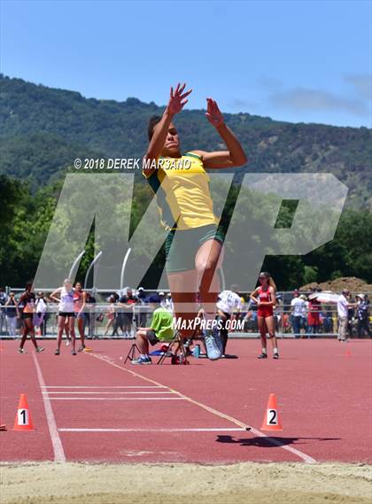 Thumbnail 1 in CIF CCS Trials (Girls Long Jump) photogallery.