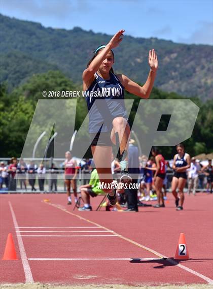 Thumbnail 1 in CIF CCS Trials (Girls Long Jump) photogallery.