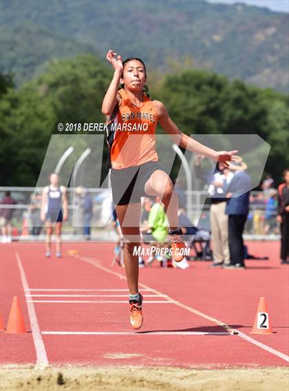 Thumbnail 2 in CIF CCS Trials (Girls Long Jump) photogallery.
