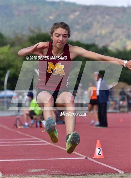Thumbnail 2 in CIF CCS Trials (Girls Long Jump) photogallery.