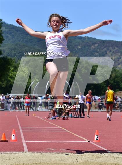 Thumbnail 1 in CIF CCS Trials (Girls Long Jump) photogallery.