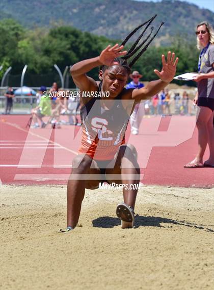 Thumbnail 3 in CIF CCS Trials (Girls Long Jump) photogallery.