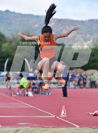 Thumbnail 3 in CIF CCS Trials (Girls Long Jump) photogallery.