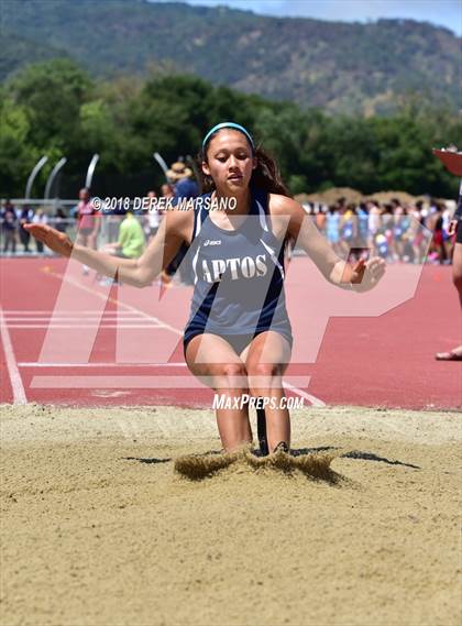 Thumbnail 2 in CIF CCS Trials (Girls Long Jump) photogallery.