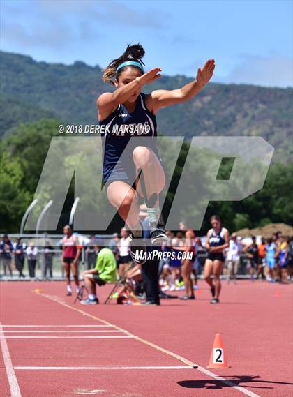 Thumbnail 2 in CIF CCS Trials (Girls Long Jump) photogallery.