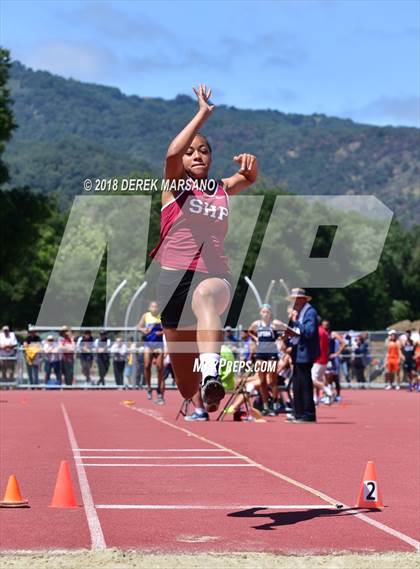 Thumbnail 2 in CIF CCS Trials (Girls Long Jump) photogallery.