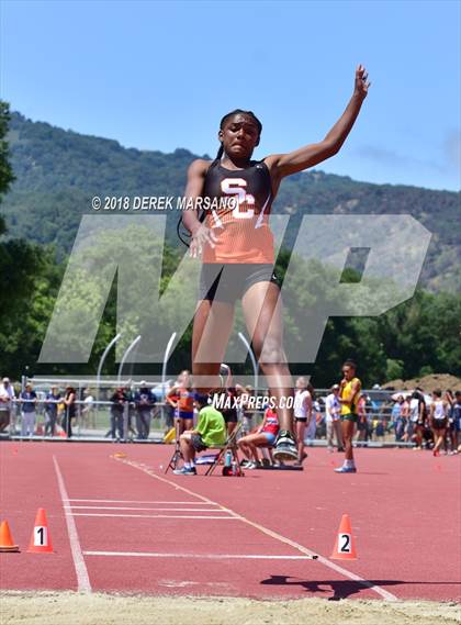 Thumbnail 3 in CIF CCS Trials (Girls Long Jump) photogallery.