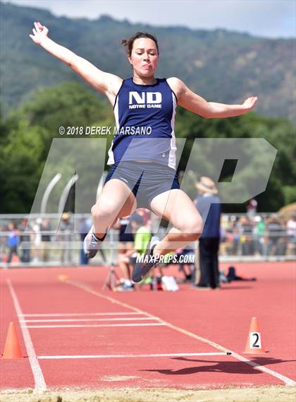 Thumbnail 3 in CIF CCS Trials (Girls Long Jump) photogallery.