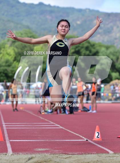 Thumbnail 3 in CIF CCS Trials (Girls Long Jump) photogallery.