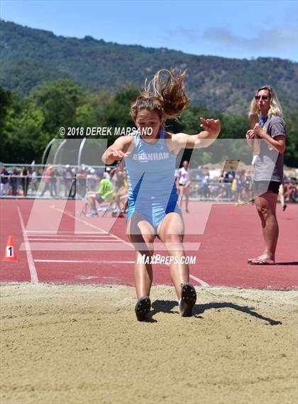 Thumbnail 2 in CIF CCS Trials (Girls Long Jump) photogallery.
