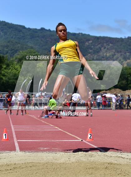 Thumbnail 2 in CIF CCS Trials (Girls Long Jump) photogallery.